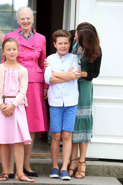 Annual Summer Photocall For The Danish Royal Family At Grasten Castle
