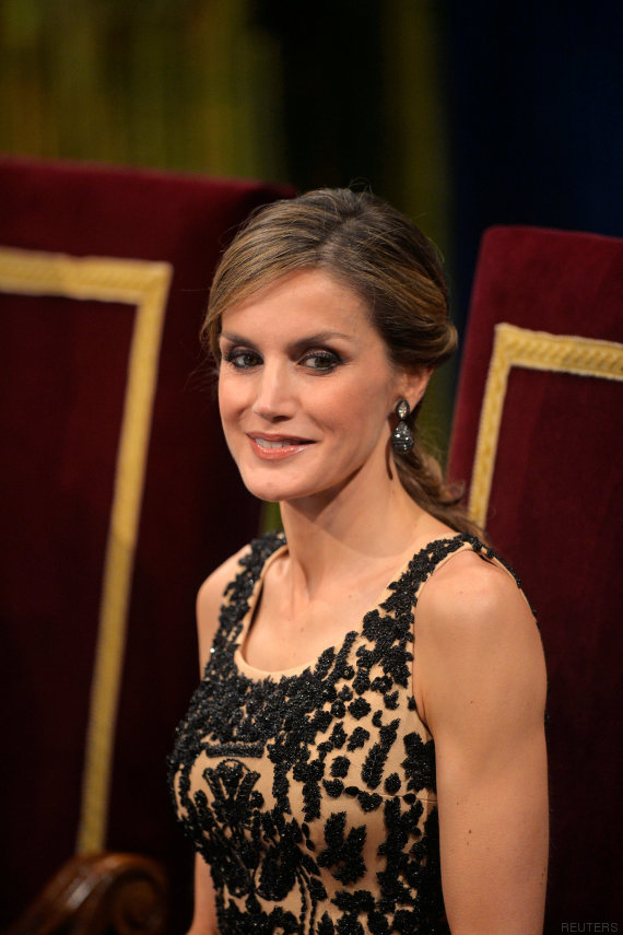 Spain's Queen Letizia attends the 2016 Princess of Asturias awards ceremony at Campoamor Theatre in Oviedo