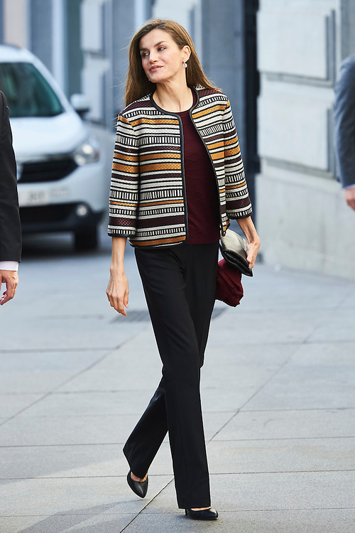 Queen Letizia attends the Presentation of the report on the news treatment of disability