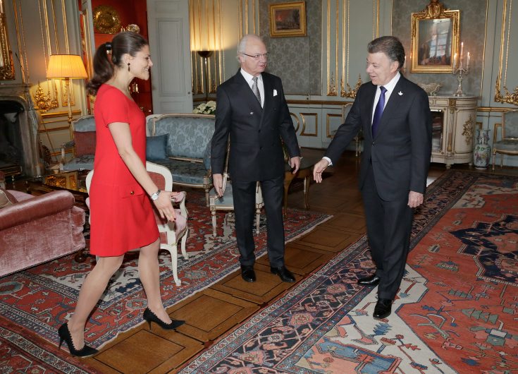 Audience with Colobia's President Juan Manuel Santos