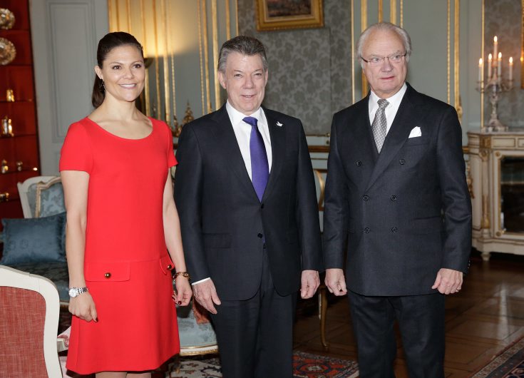 Audience with Colobia's President Juan Manuel Santos