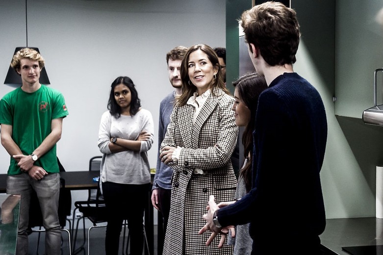 Kronprinsesse Mary forestår officiel indvielse af Hempel Kollegiet, Kronprinsesse Mary