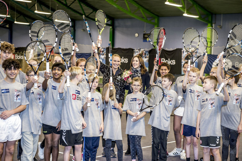 Tennis-event i KB Hallen i anledning af Børnehjælpsdagen