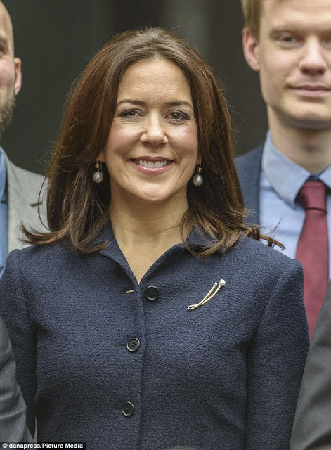 Crown Princess Mary of Denmark attended the Elite Research conference ...