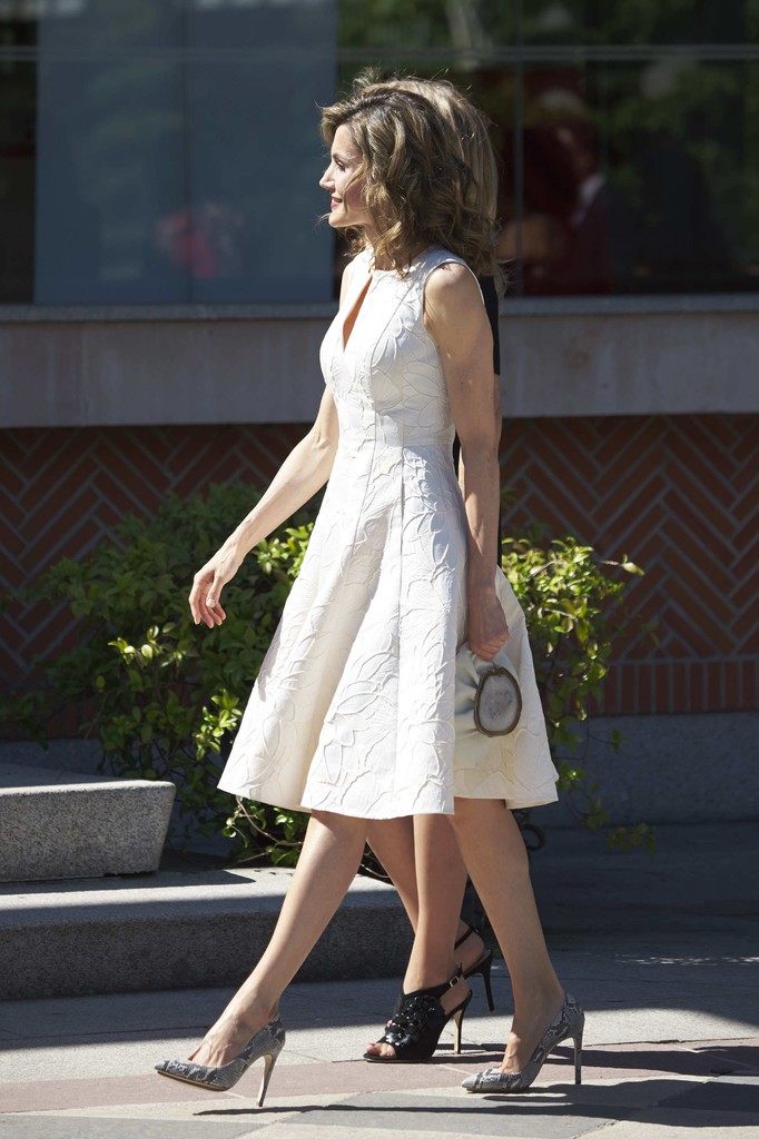 Queen Letizia attended the XXV FEDEPE awards ceremony at Retiro Park in Mad...