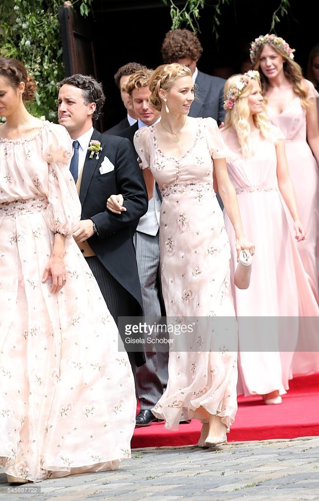 Beatrice Borromeo attended the wedding of Hereditary Prince Franz ...