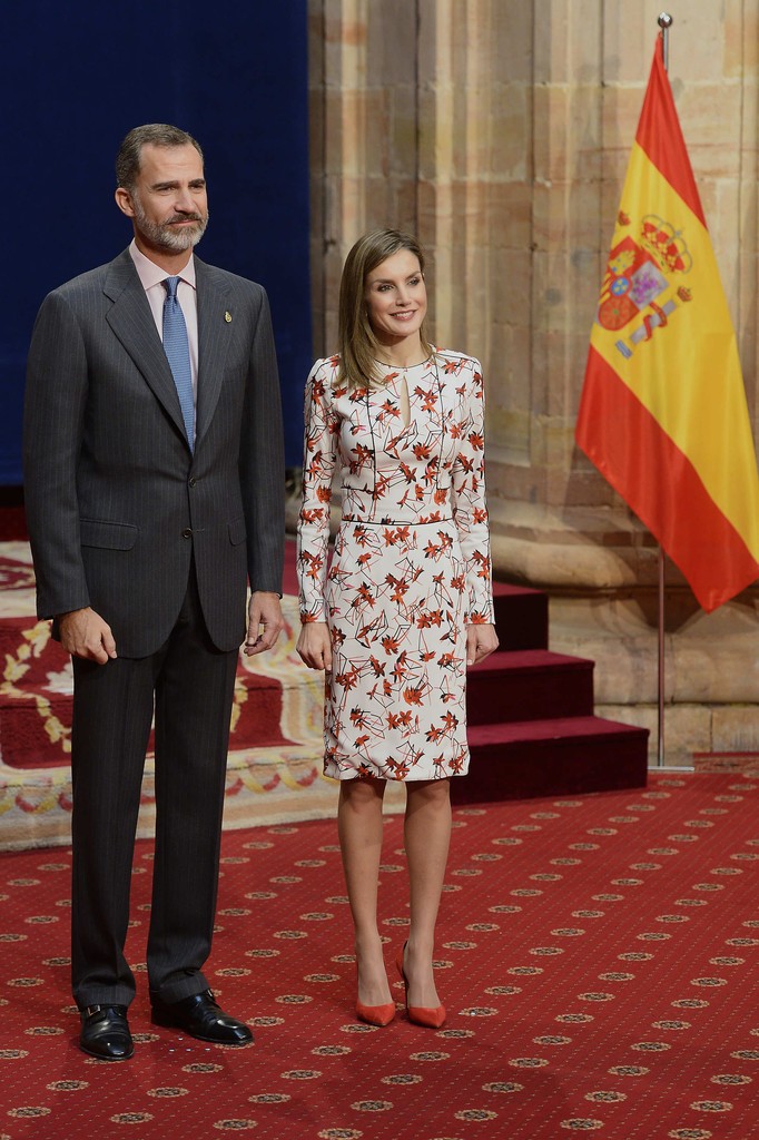 King Felipe& Queen Letizia attended several audiences during the ...