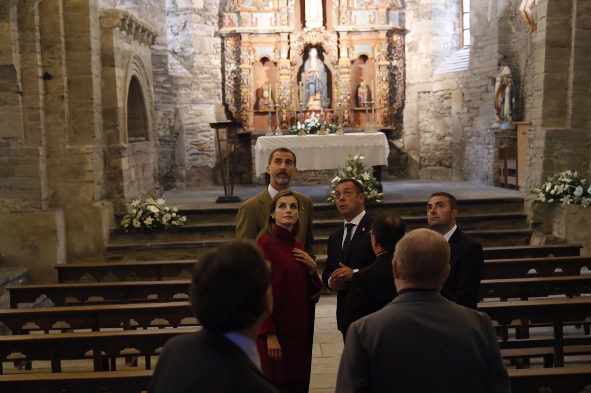 King Felipe and Queen Letizia Visit 2016 Exemplary Town of Asturias ...