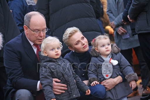 Prince Albert, Princess Charlene, Prince Jacques and Princess Gabriella ...
