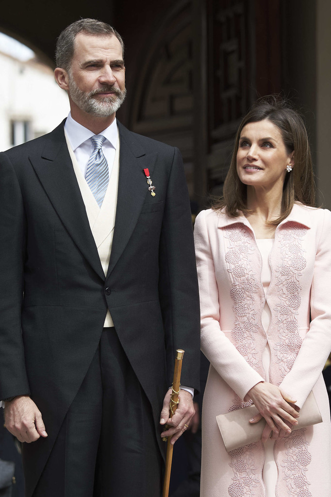 King Felipe and Queen Letizia Attend The Miguel De Cervantes Literature ...