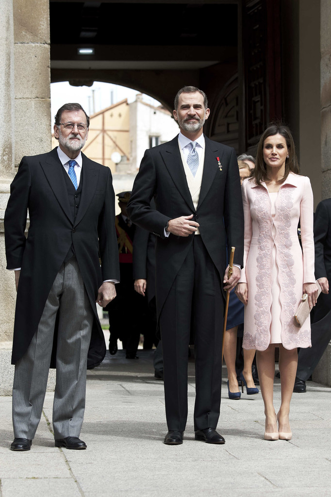 King Felipe and Queen Letizia Attend The Miguel De Cervantes Literature ...