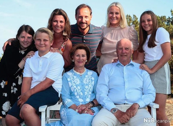 New photos of the Norwegian Royal Family have been released to ...