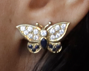 Princess Diana’s Heirloom Butterfly Earrings
