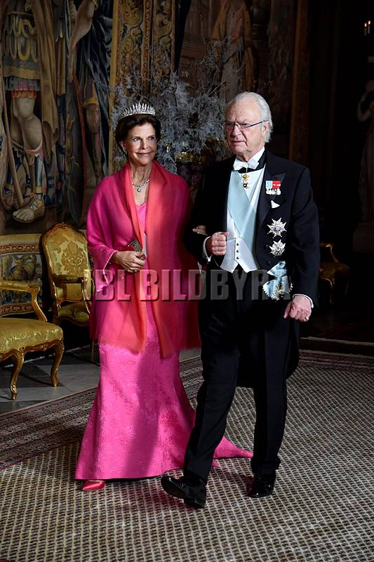 Kungens middag för Nobelpristagarna, Kungliga slottet, Stockholm, 2018-12-11