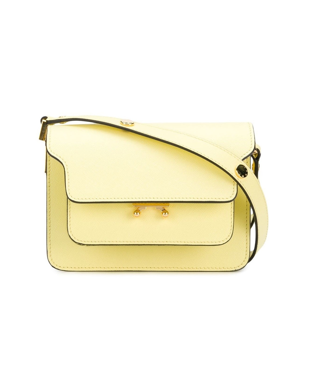 Marni “Truck” shoulder bag in yellow ($1475)