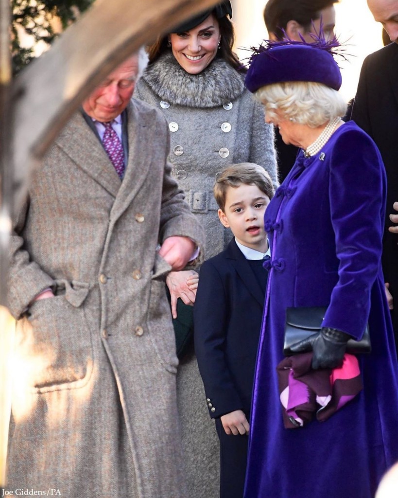 Members of the British royal family attended the Christmas Church ...