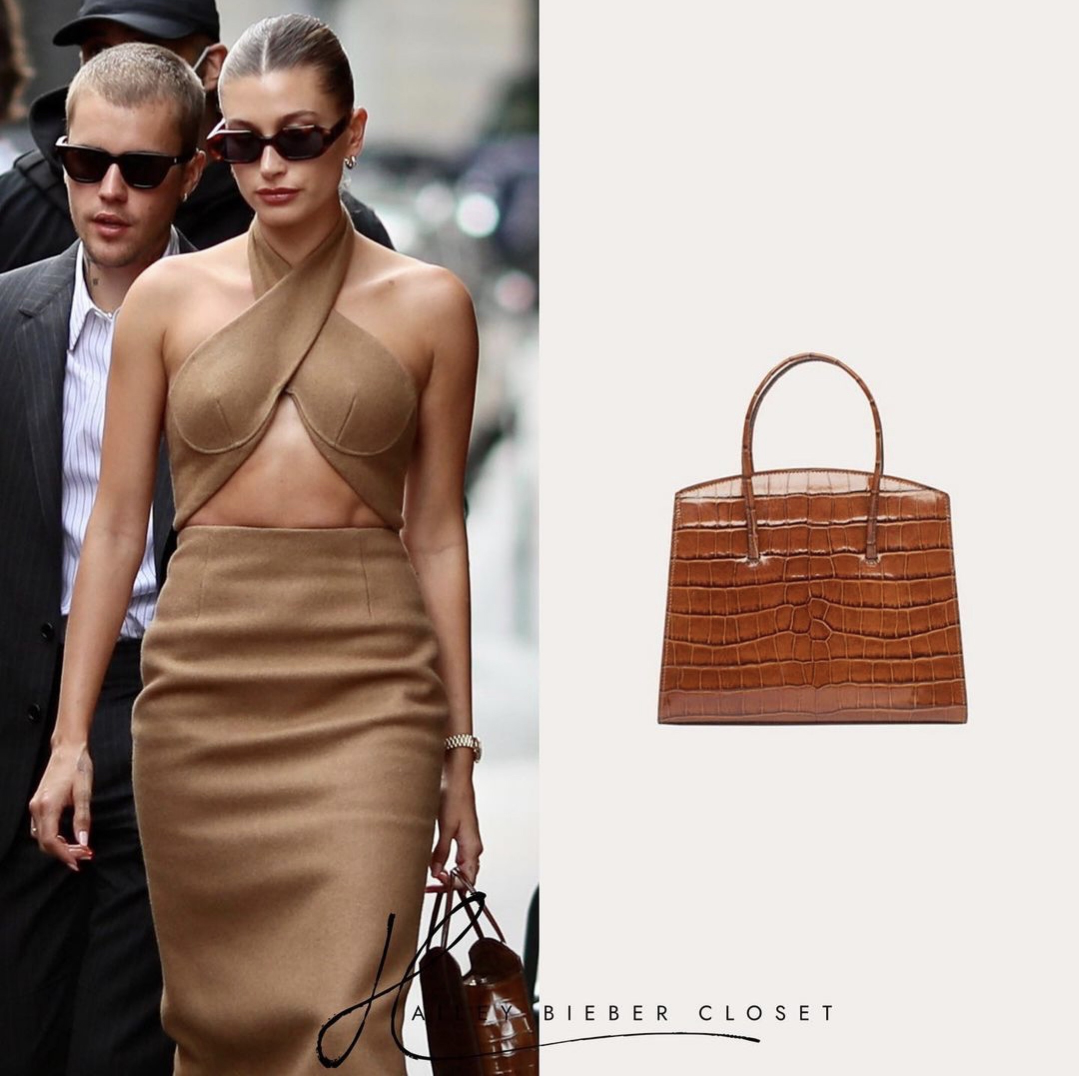 Hailey Bieber in LaQuan Smith – out and about in Paris – The Real