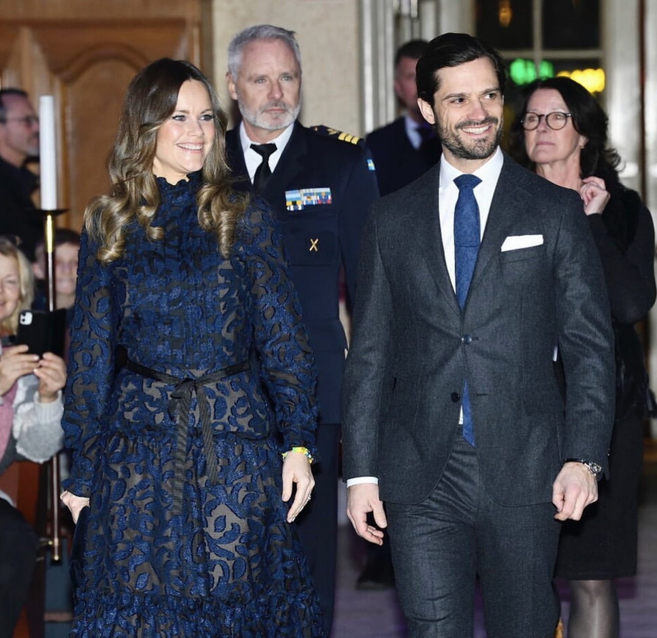 Prince Carl Philip and Princess Sofia attended the concert “Jul i