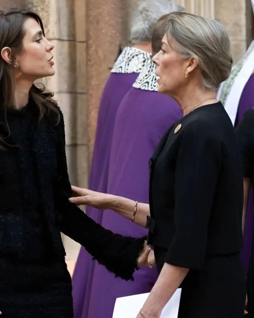 Monaco Princely Family attended a mass in memory of Prince Rainier at ...