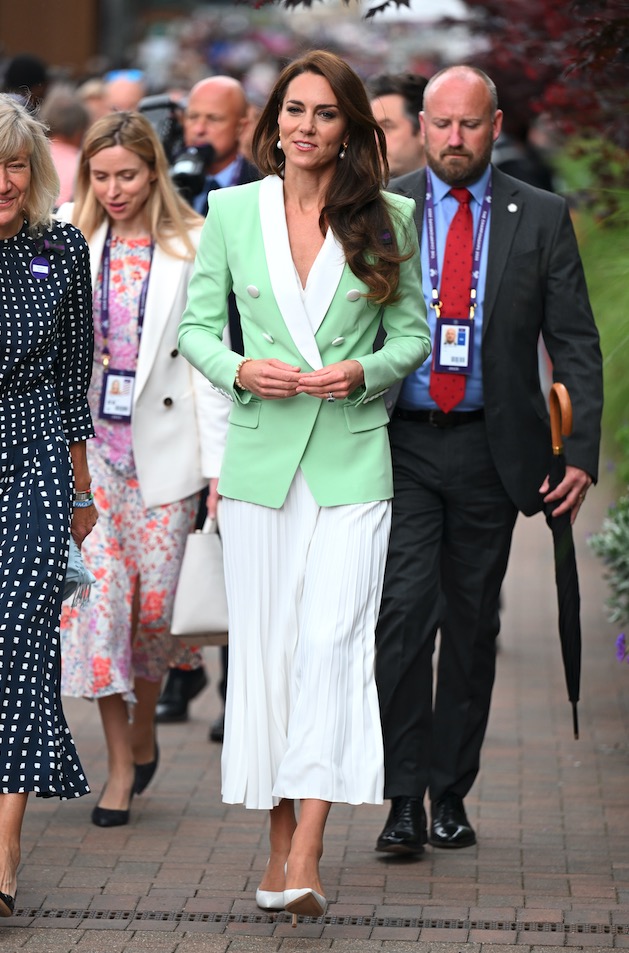 The Princess of Wales attends day two of the Wimbledon Tennis ...