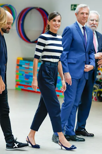 Sigueiro/Orosos. Spain. 20230911, Queen Letizia of Spain attends the Opening  of the School Year 2023/