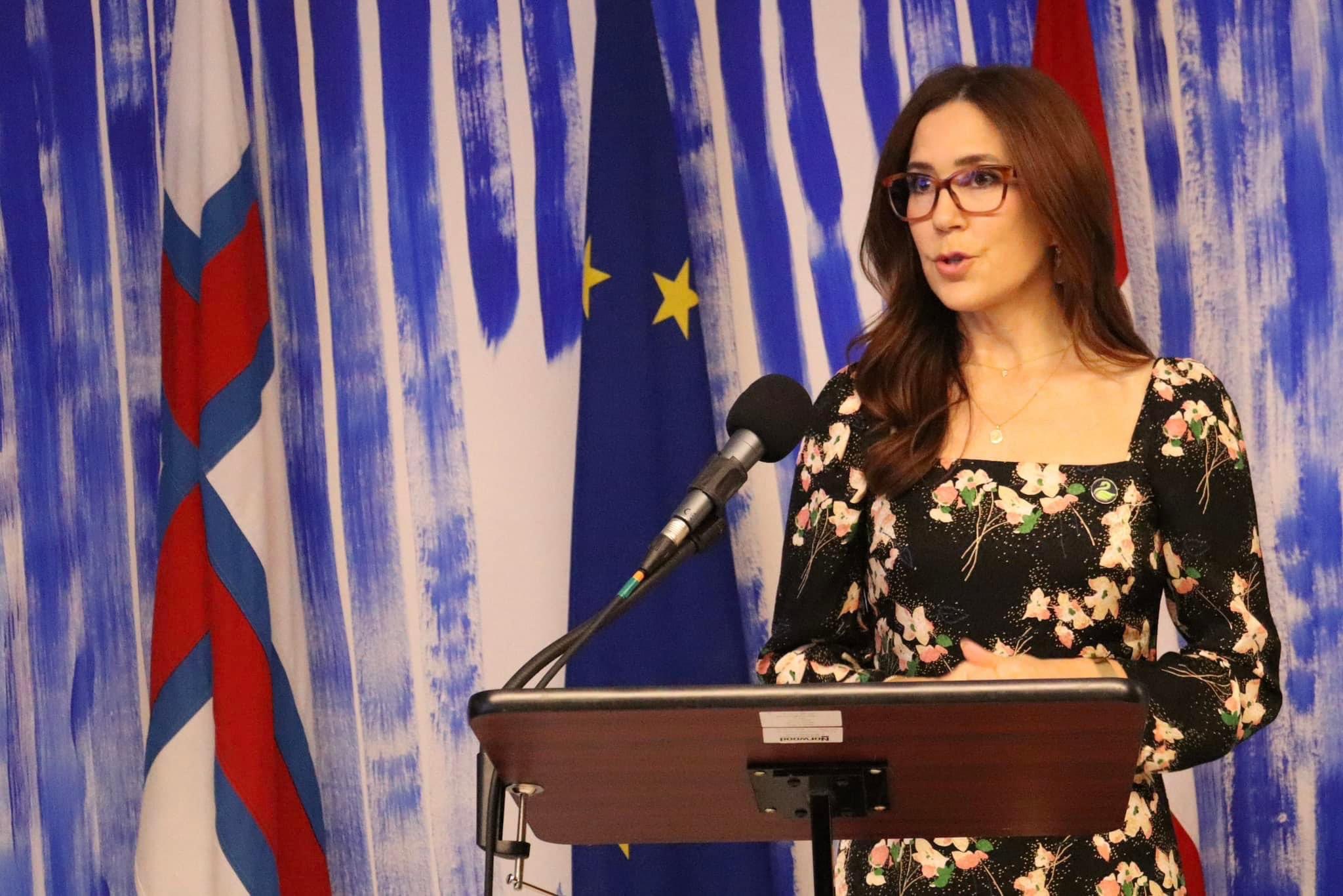 Crown Princess Mary attended a reception at the Danish UN Mission in