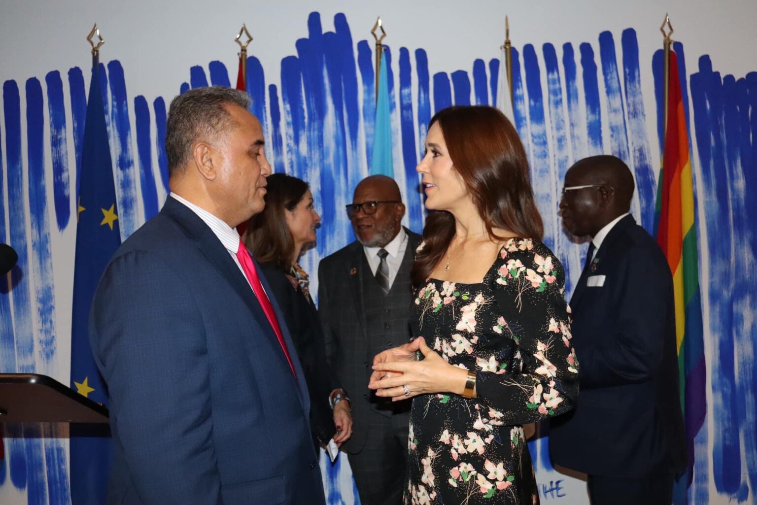 Crown Princess Mary attended a reception at the Danish UN Mission in