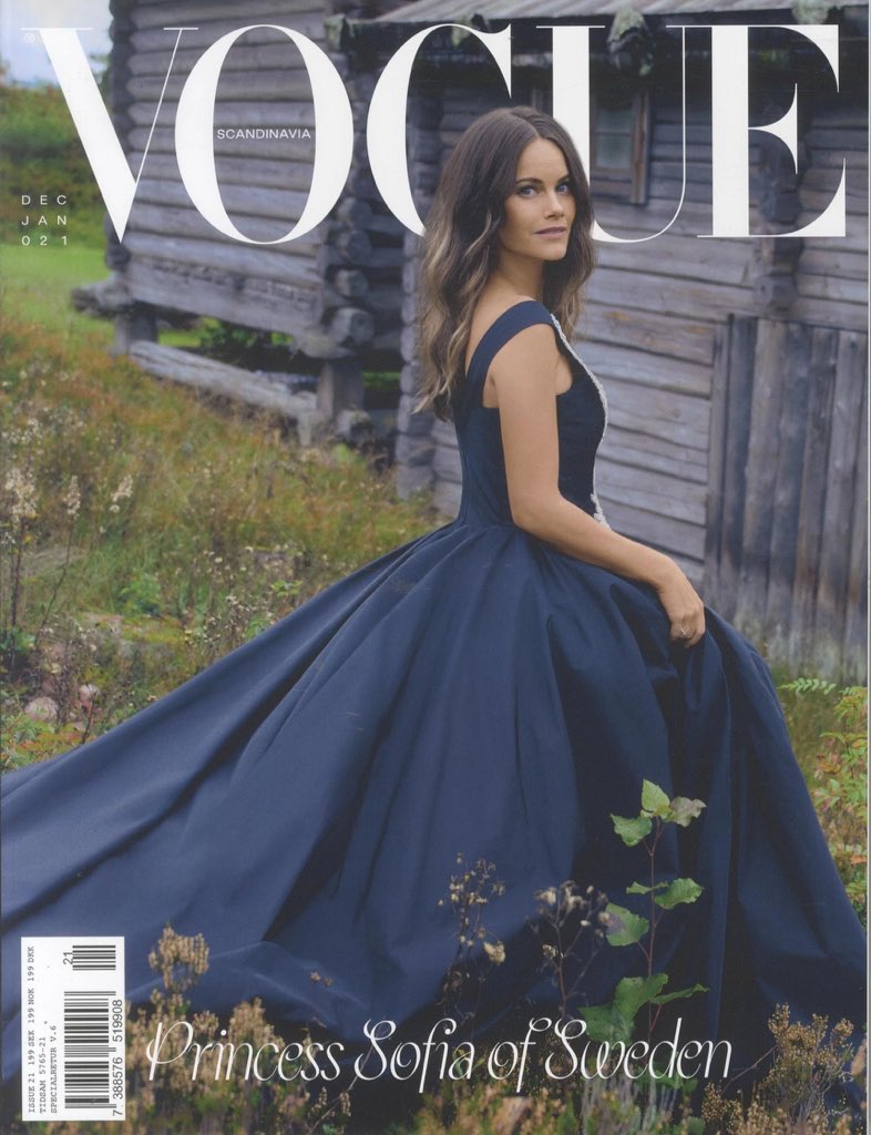 Princess Sofia for the new Dec/Jan Vogue Scandinavia The Real My Royals